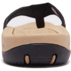 Mens Thong Sandals Indoor and Outdoor Beach Flip Flop Brown/Khaki, 9 Men