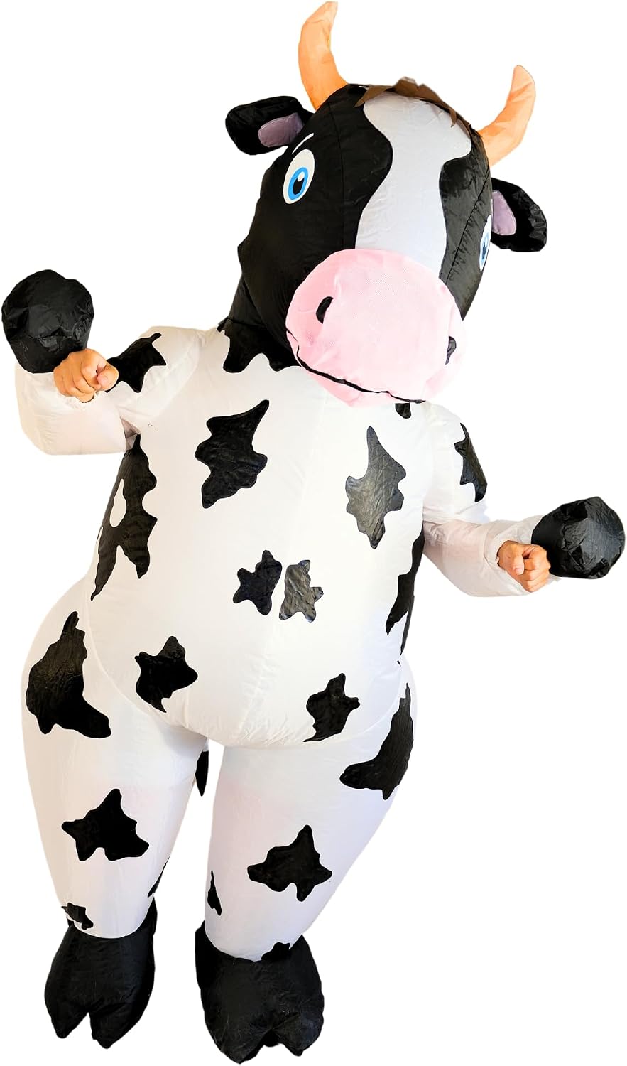 Inflatable Costume Adult, Blow Up Cow Costume for Halloween Inflatables Cosplay Party