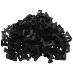 Unlorspy 100Pcs Black Zip Tie Mounts