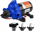 SEAFLO 33-Series Diaphragm Water Pressure Pump (12V | 3.0 GPM | 45 PSI), Blue Housing