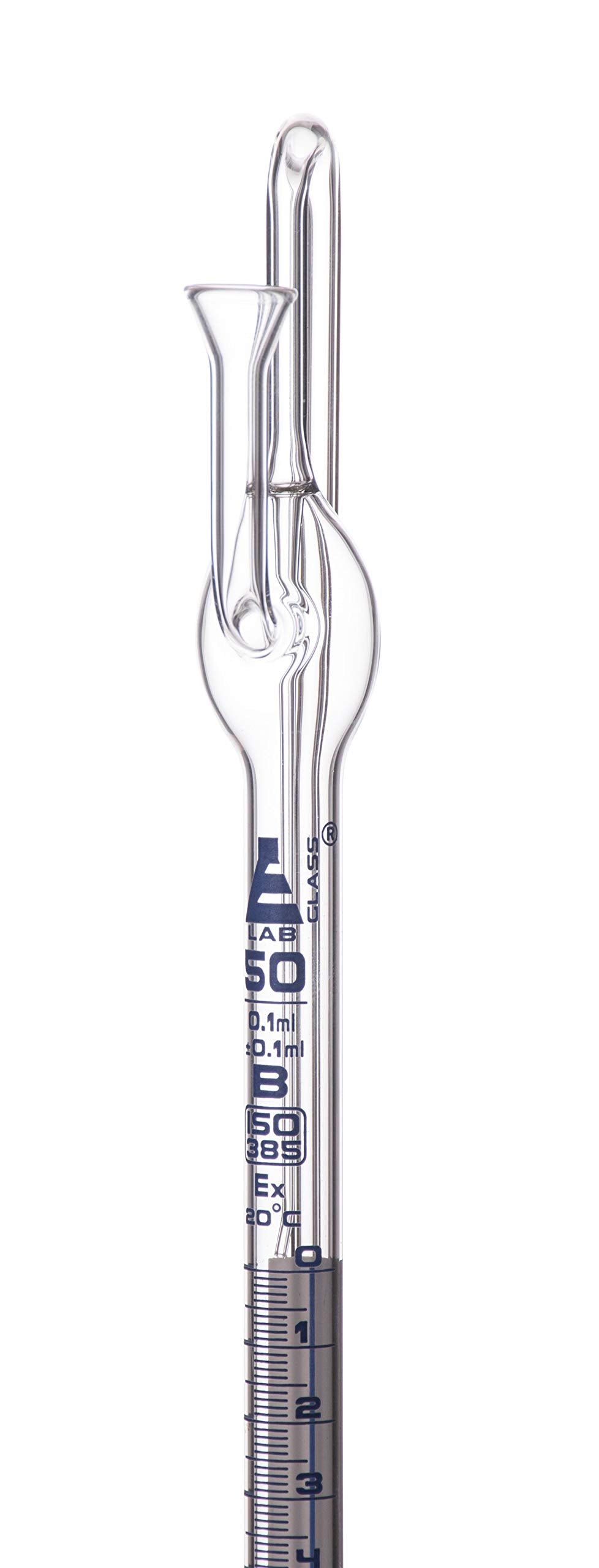 Automatic Zero Burette, 50ml - Class B - 34/35 Joint Size - 0.10±ml Tolerance, 0.10ml Sub. Divisions - 2000ml