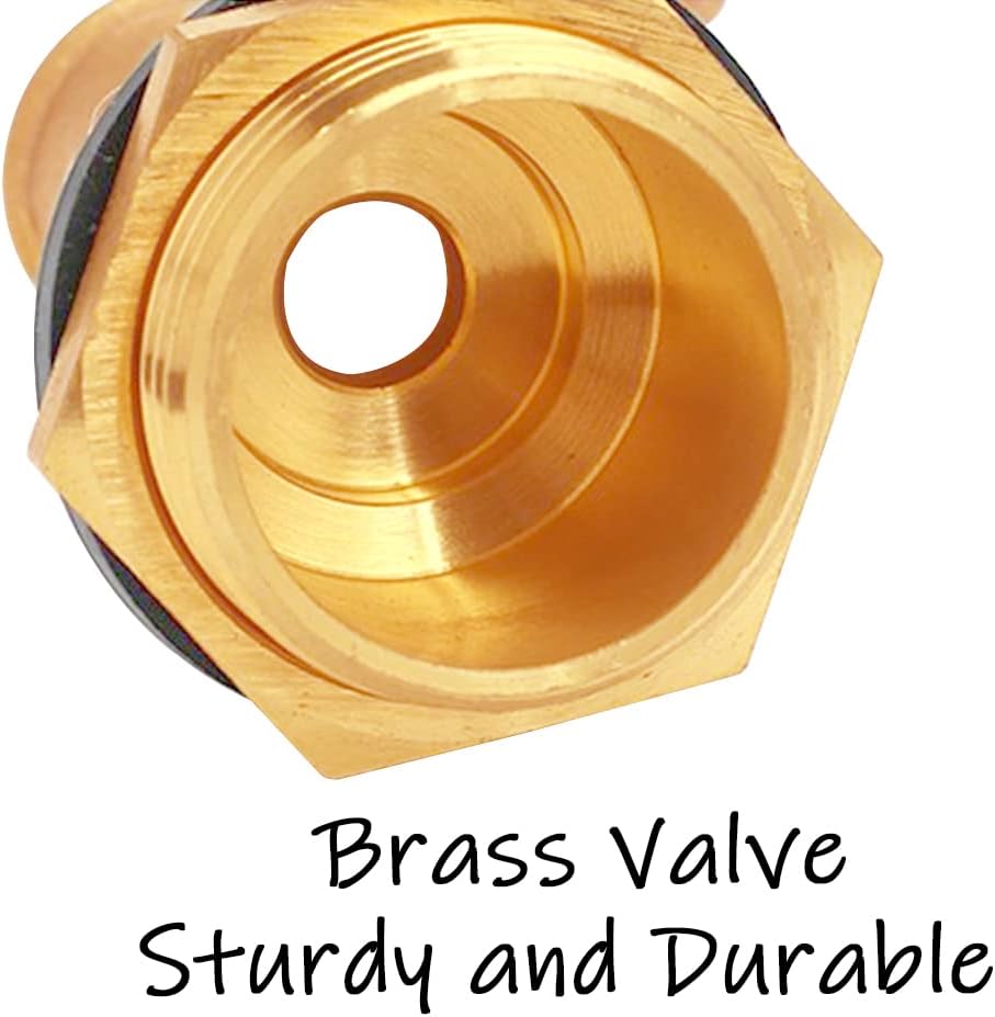 Uenede Float Ball Valve DN25 1" Male Thread with NPT Adapter