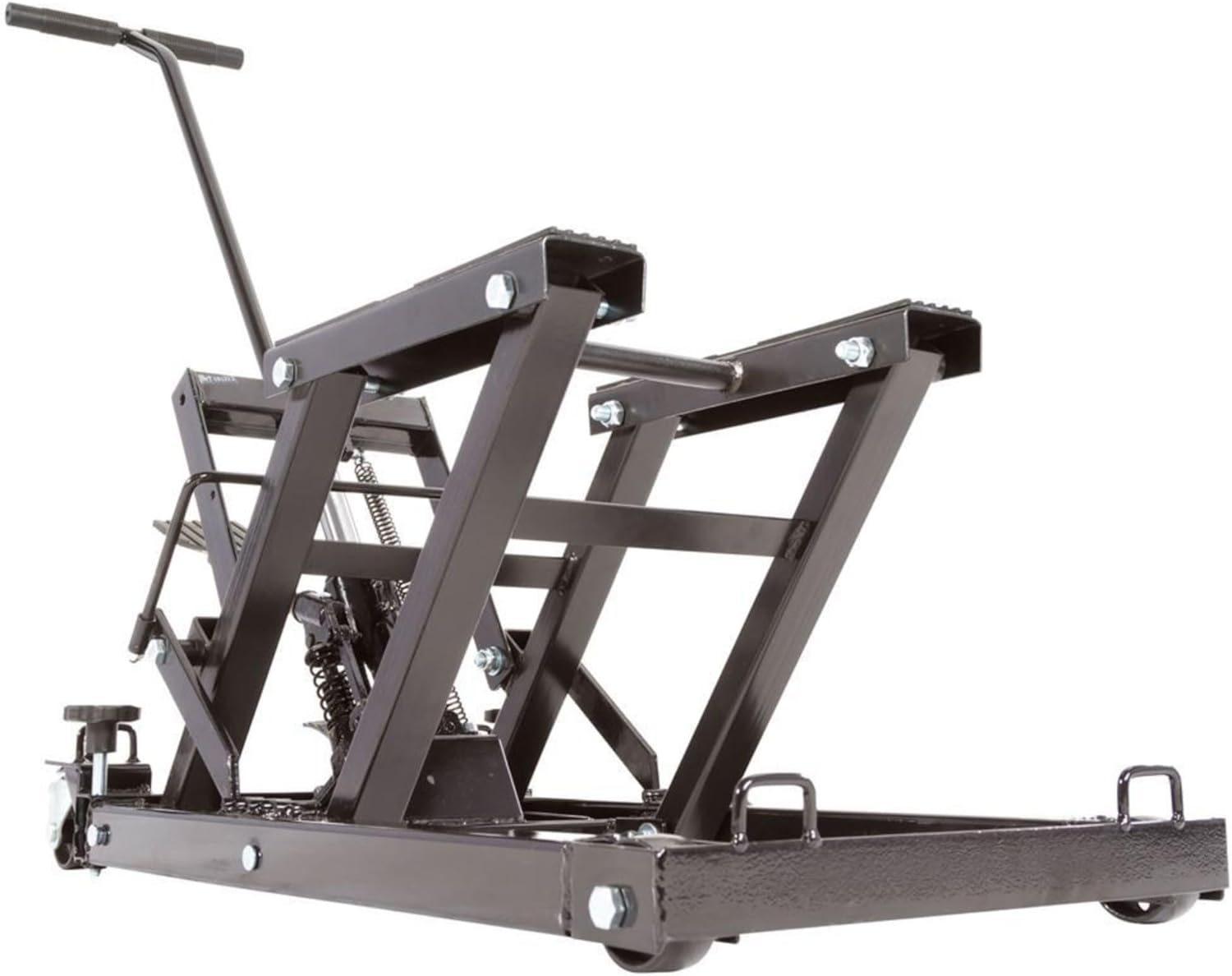 Motorcycle or ATV Lift Jack Stand Hydraulic, Steel, 1,500 lb