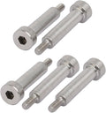 uxcell 5pcs 304 Stainless Steel Hex Socket Shoulder Bolt 5mm Shoulder Dia 20mm Shoulder Length M3 Thread