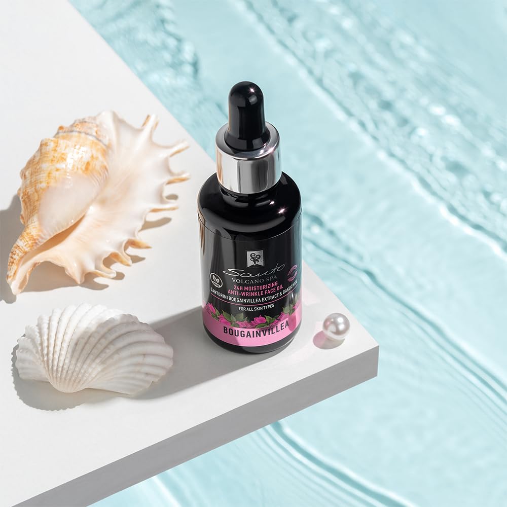 Santo Volcano Elixir Face Serum Oil 30ml with Chios Mastic, from Greece