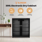 Electronic Dry Cabinet with Combination Lock, 300L
