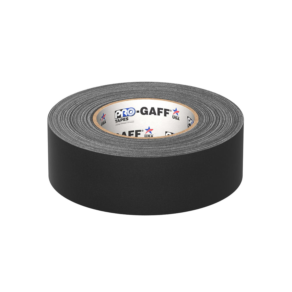Gaffer Gaffers Tape, 2 in x 55 yd, Black