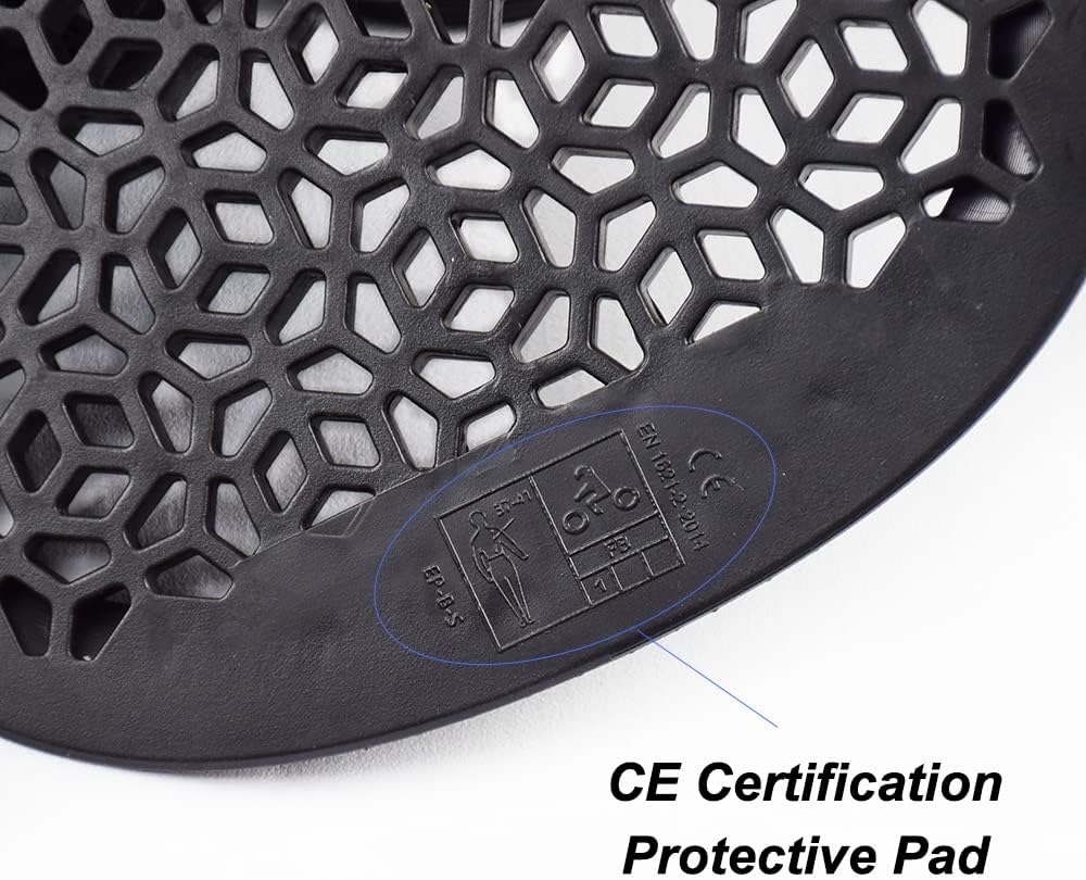 CE Level 1 Approved Motorcycle Back Protector, Black, Adult, Universal Motorbike Back Pads, Soft Motorcycle Jacket