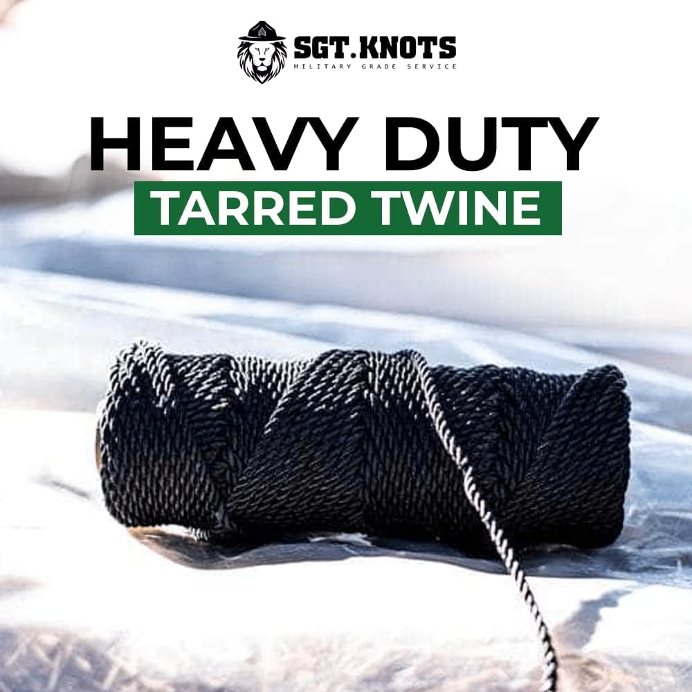 Tarred Twine, Bank Line Bushcraft & Netting #36-1/4 lb (120 ft)