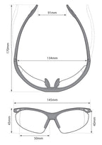 CONSTRUCTOR Clear Full Lens Reading Safety Glasses +2.0 Dioptre