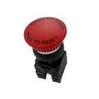 CSI Emergency Stop: 22mm Red Mushroom Head Push Pull UL Listed with 2 NO and NC Contact Blocks