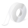 Traceless Double-Sided Foam Tape, 1/24" x 1" x 10', 1 Roll, Crystal