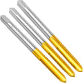 3Pcs 8-32 UNC Thread Tap Set for Metal,Taper+Plug+Bottom Threading Hand Tap