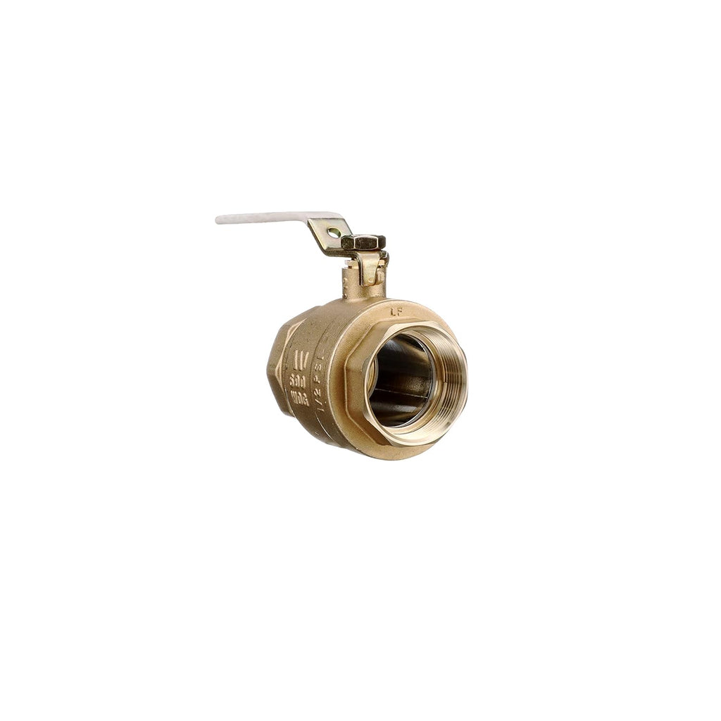Watts 2" Lead-Free Brass Full Port Ball Valve Female Threaded 2-Piece