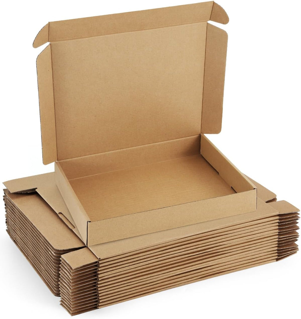 Shipping-Boxes-13x10x2 Inches: 25 Pack-Cardboard-Boxes-for-Packaging