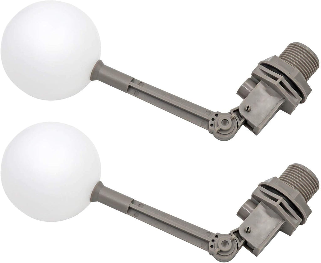 2 Pack 1 Inch Water Float Valve for Pond