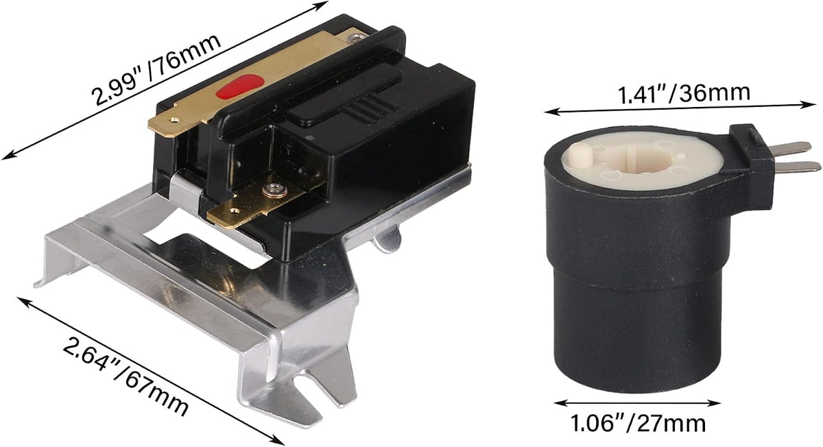 RDEXP Dryer Gas Valve Coil Kit with Sensor Replacement for Speed Queen 279834BULK