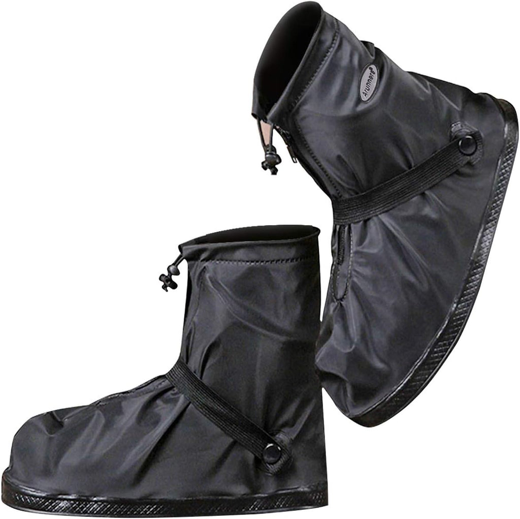 Rain Boot Waterproof Shoes Cover Women Men Kids Reusable Rubber Sole