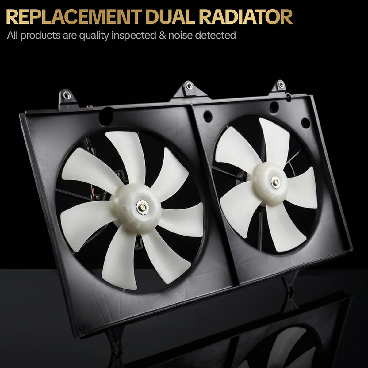 620-531 Engine Radiator Cooling Fan Assembly for 2002-2006 Toyota Camry for 2002-2008 Toyota Solara 2.4L Replaces OE 620-545 1636103071