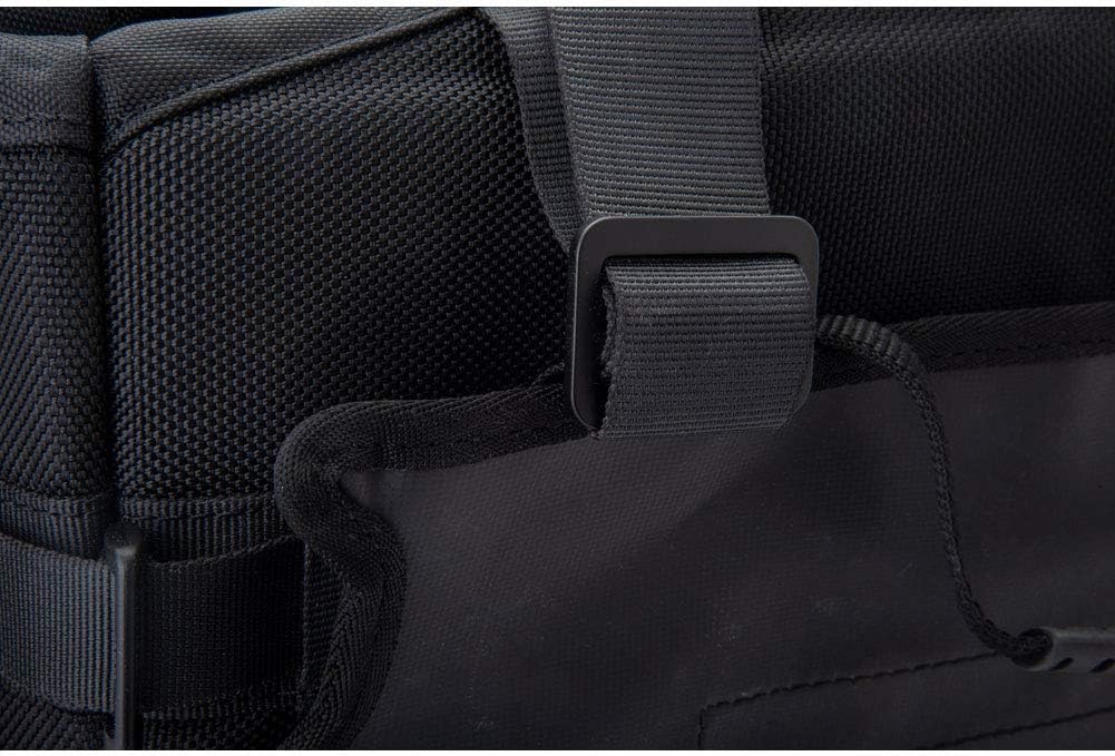 Pilot Pannier Bags Black/Grey | Durable Soft Saddlebags with Roll‑Top Closure, Waterproof Liners and Reflective