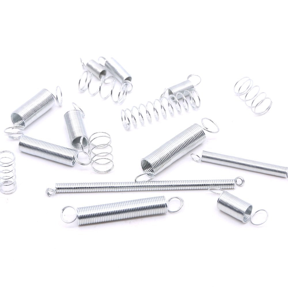 200Pcs Zinc Plated Extension and Compression Industry Spring Assortment Kit