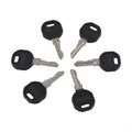 EK333 Server Rack Key 6-Pack, 1108 Series Cabinet Lock Replacement For APC Hoffman Network Enclosures