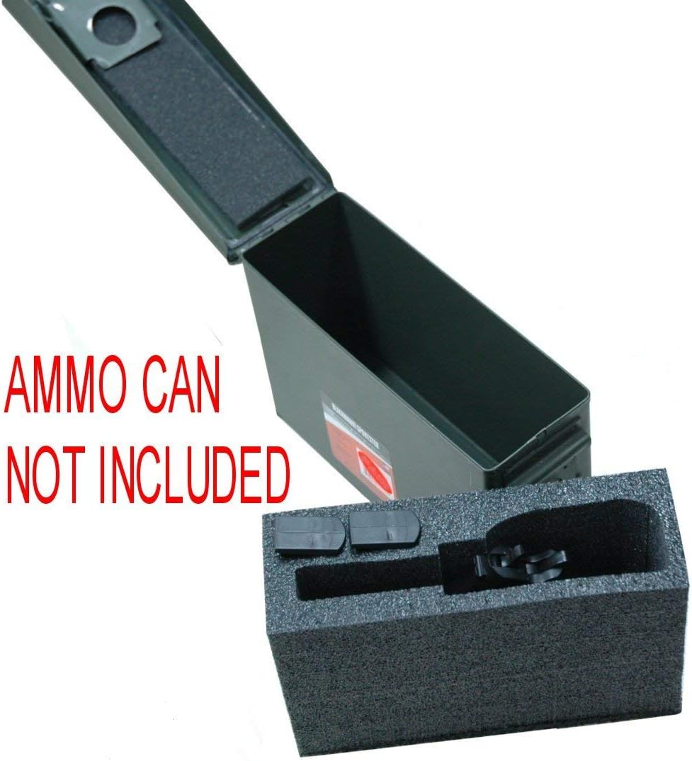 1-Pistol Holder Foam for .30 Cal Ammo Can. Can not included
