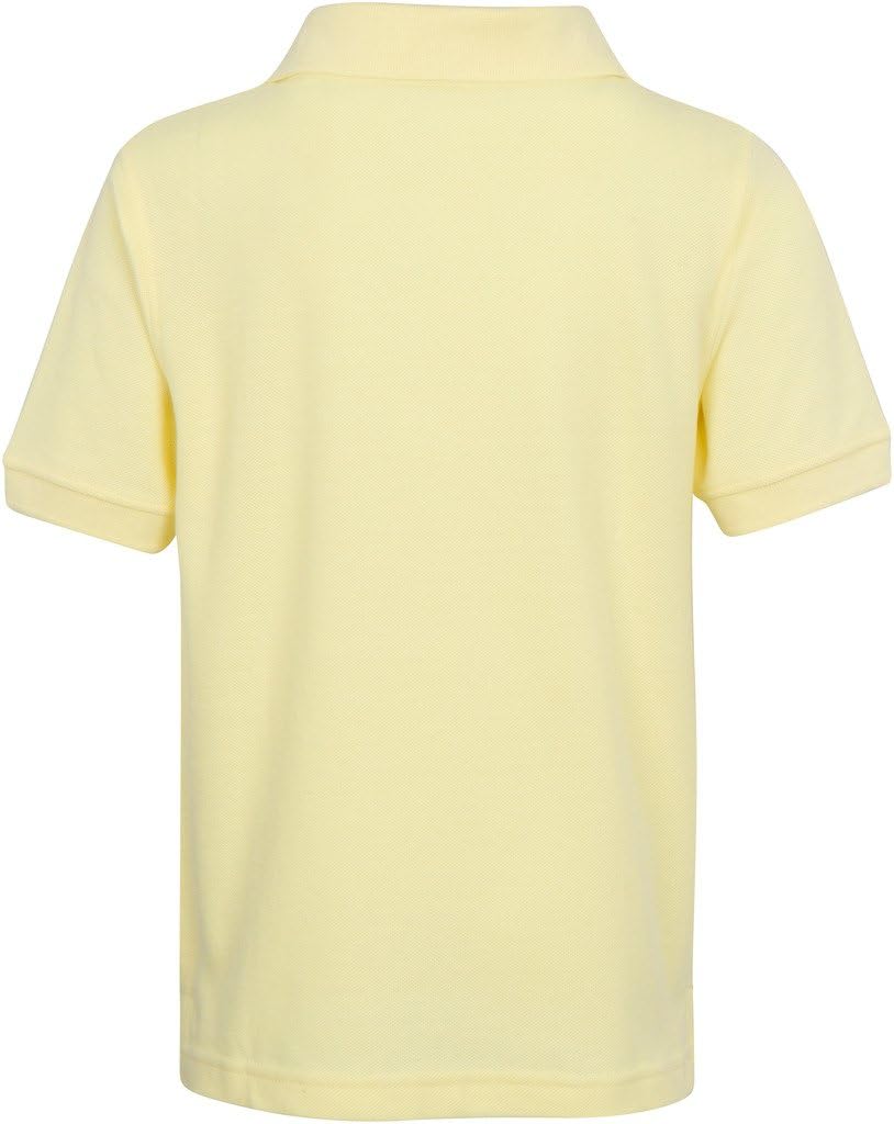 Boys School Uniform Short Sleeve Stain Guard Polo Shirt