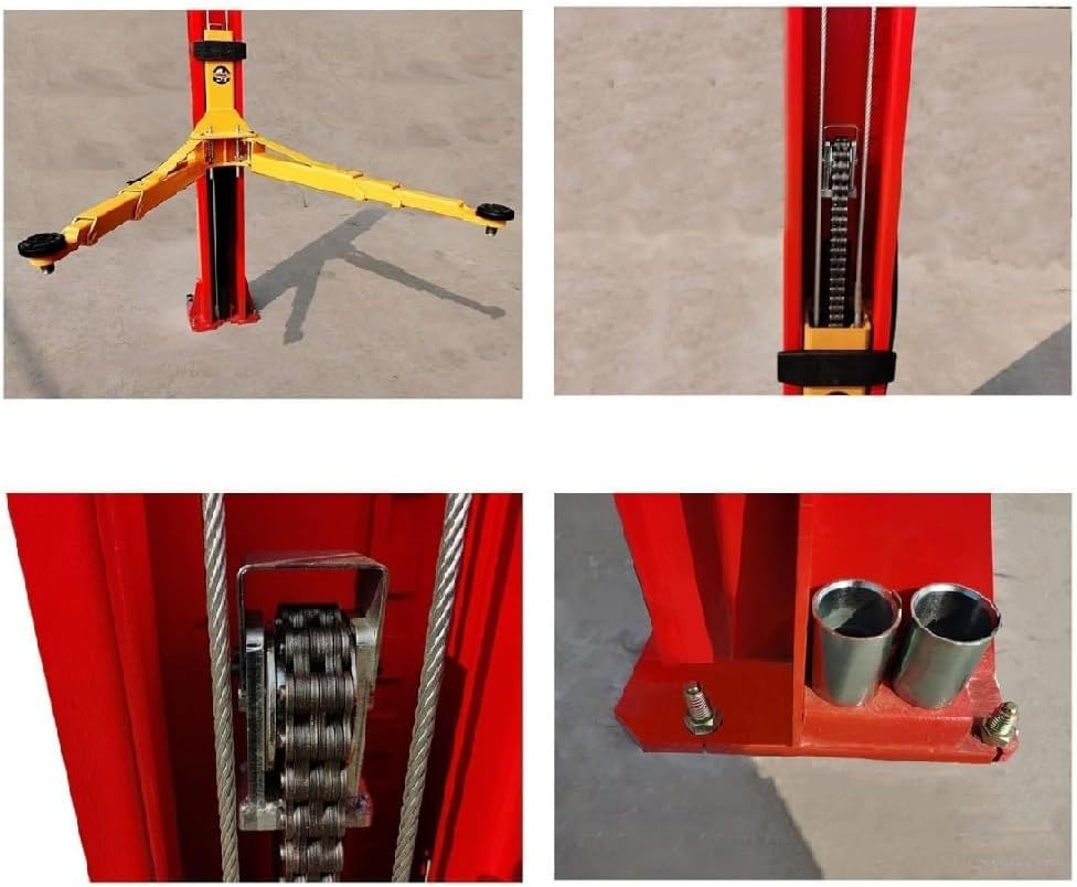KT-M120L 12000lbs Two Post Lift Auto Lift 2 Post Car Lift Extra Height 167” / 4.235M Max Wide 151 Inch Truck Clear