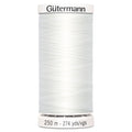 Gutermann White 250mtr/274yd Sew-All Polyester Thread, 5.5x2.5x2.5 cm