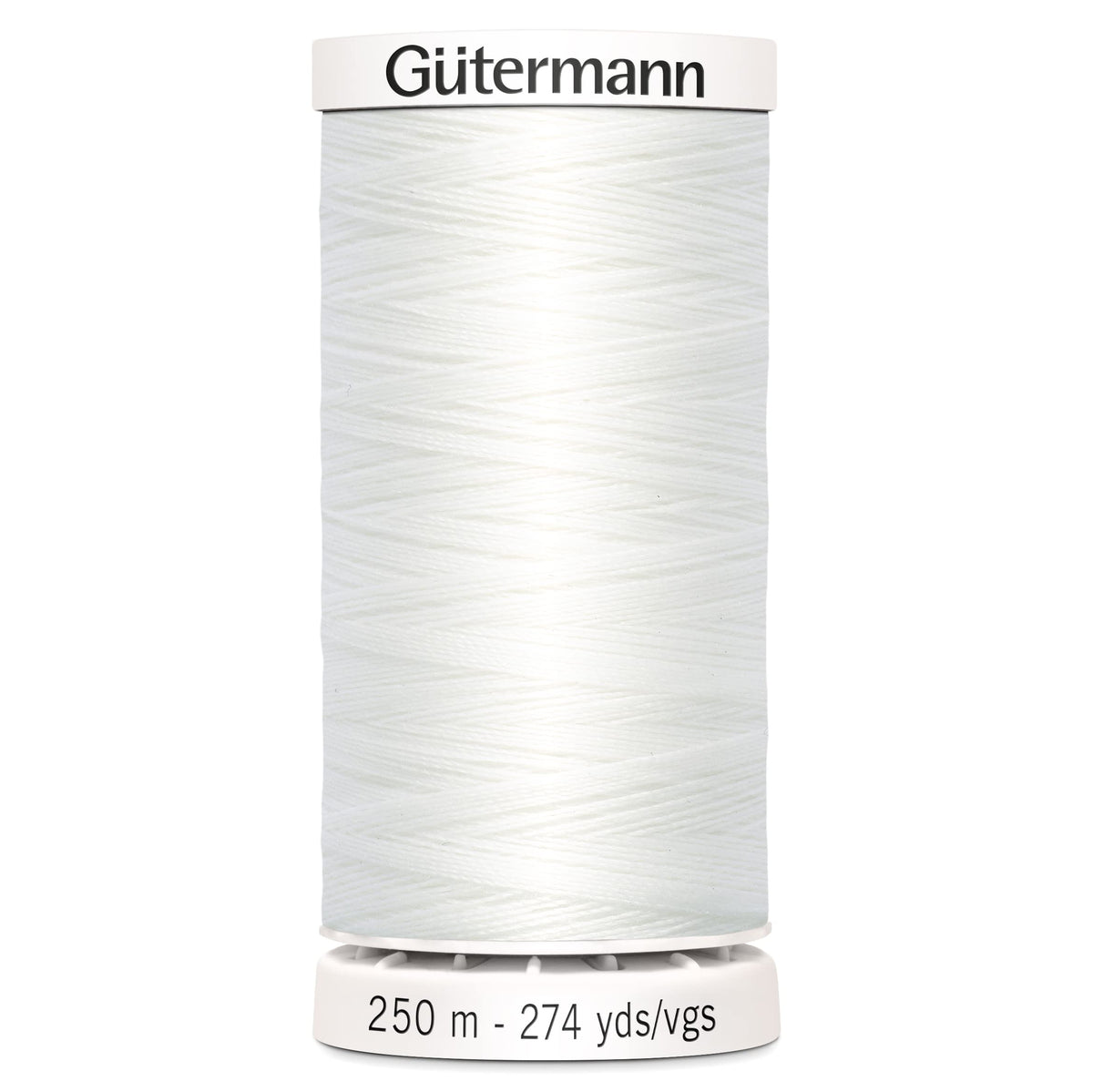 Gutermann White 250mtr/274yd Sew-All Polyester Thread, 5.5x2.5x2.5 cm