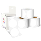 2 Inch Round Adhesive Color-Code Dot Stickers,4Rolls/2000 per Rolls dots Label Dispenser Box, Circle Stickers Label