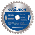 Evolution Power Tools 185BLADEST Steel Cutting Saw Blade, 7-1/4-Inch x 40-Tooth , Blue