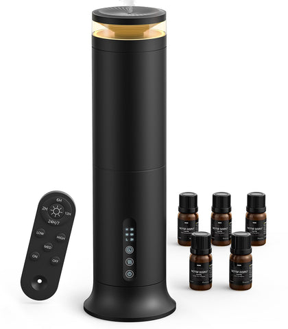 Tower Waterless Diffuser with 5 Hotel-inspried Scent Oil Set
