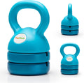 Adjustable Kettlebell Weights Set Cast Iron Exercise Fitness Kettle Ball Grip 5, 8, 9,12lb Free Weight Men Women