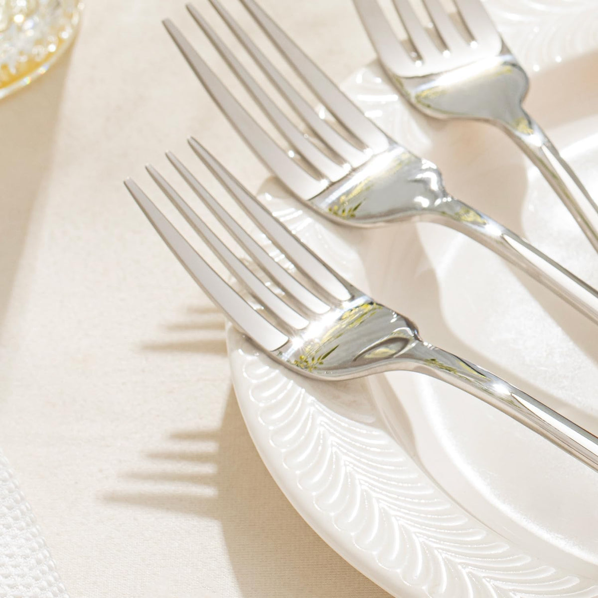Forks 12 Piece Dinner Forks Set, 18/10 Stainless Steel, 8.18 Inch