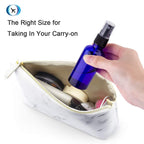 2oz Glass Spray Bottles For Essential Oils, Blue, 3 Pack