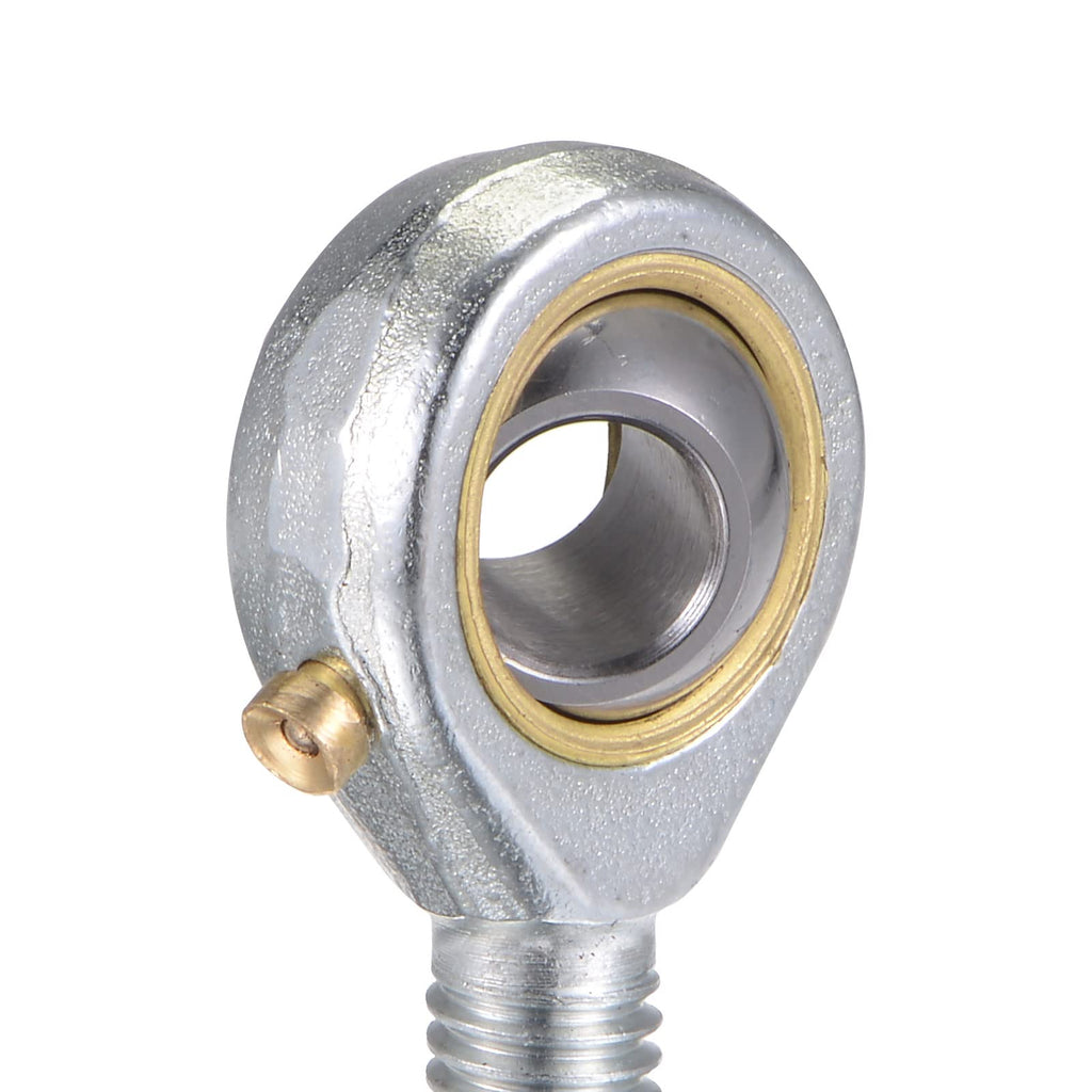 uxcell 2pcs POS8 Spherical Rod End Bearing 8mm Bore Self-Lubricated Joint Bearing M8x1.25 Left Hand Male Thread Connector