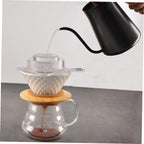 Portable Manual Coffee Filter Strainer for Hand Brewing