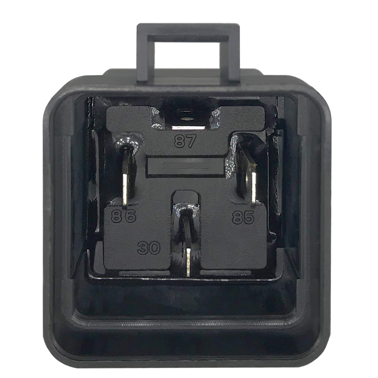 4-pin 40/30AMP 12V DC Waterproof Relay with Heavy Duty Wires, SPST Automotive Relay, Pack of 1