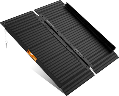 FACHNUO Black Aluminum 3FT Wheelchair Ramp, All-Weather Use, Easy to Clean