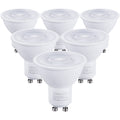 6-Pack GU10 LED Bulbs Dimmable, 5000K, UL Listed
