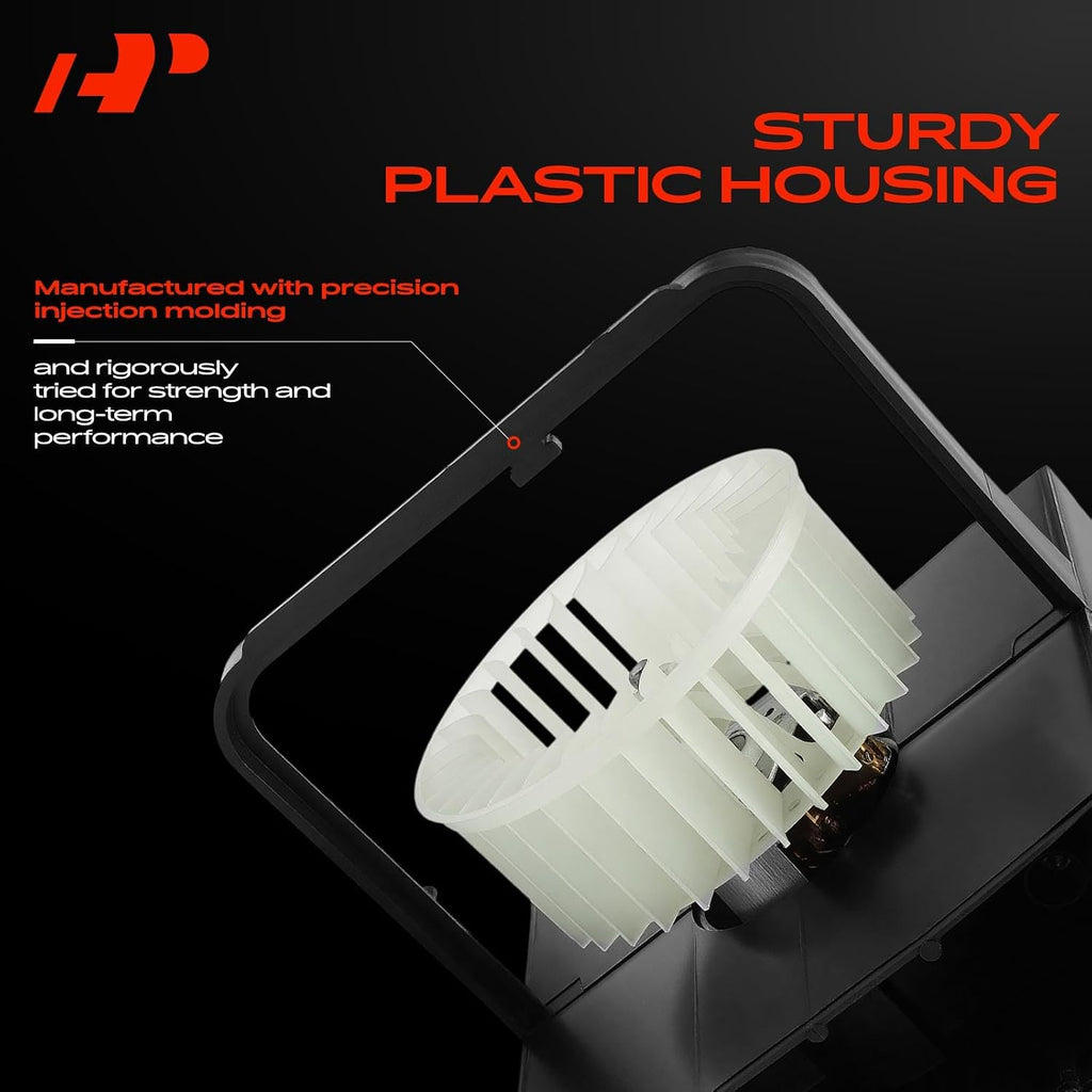 A-Premium Front HVAC Heater Blower Motor Assembly with Fan Cage