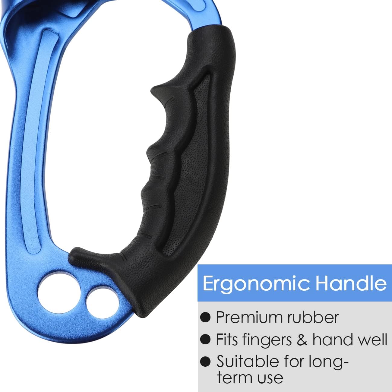 Climbing Hand Ascender for Rock Climbing Arborist (Right and Left) for 8~13 mm Rope