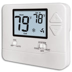 Heagstat Non-Programmable Thermostat for Home Conventional Single-Stage System, up to 1 Heat/ 1 Cool (with White Backlight)