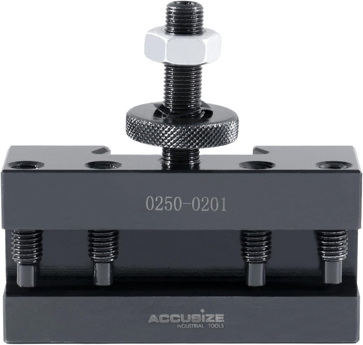Accusize Industrial Tools BXA Turning and Facing Holder, for 5/8'' Turning Tools, Quick Change Tool Holder, Style 1, 0250-0201