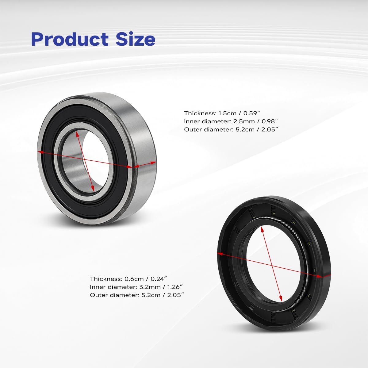 25-1276 Front Wheel Bearing Seal Kit