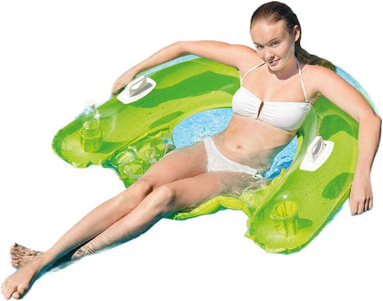 Sit N Float Inflatable Lounge, 60" X 39" (Colors May Vary)(2 Pack)