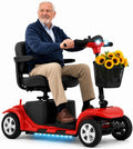 Lightweight Mobility Scooter for Seniors & Adults,4 Wheel Foldable Portable Electric Scooter,10 Miles Range,180W