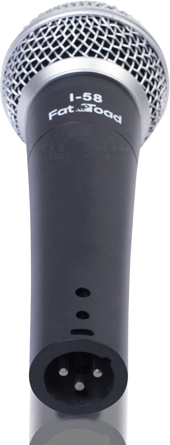 Handheld Dynamic Mics (Live ResponsePRO Edition) 2-Pack – Cardioid Vocal Microphones with Clips for DJ Karaoke